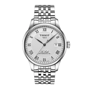 Tissot Le Locle Powermatic 80 T006.407.11.033.00 - bracciale e cassa acciaio - quadrane argento con datario